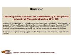 Assessment Development Cycle - University of Wisconsin