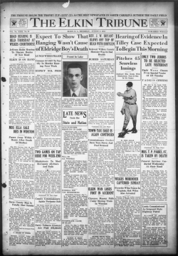 Tilley Case Expected ToBegin This Morning