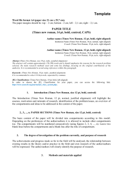 Template Word file format A4 (paper size 21 cm x 29,7 cm). The