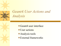 Geant4 - CERN Indico