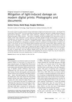 Mitigation of light-induced damage on modern digital