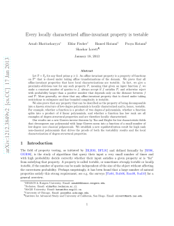 Every locally characterized affine