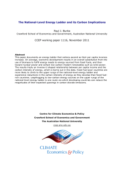 Burke The national-level energy ladder and its carbon implications