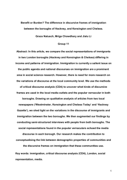 Benefit or Burden? The difference in discursive frames of