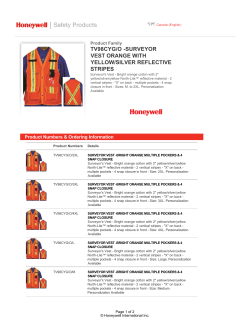 tv98cyg/o -surveyor vest orange with yellow/silver reflective stripes