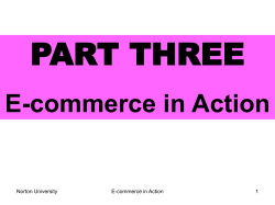 E-commerce Retail: The Vision