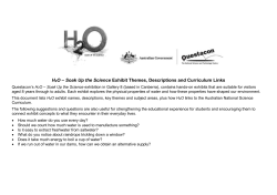 Questacon&mdash;H2O Teachers Notes Word 112 kB