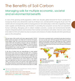 Chapter 2: The Benefits of Soil Carbon - SCOPE