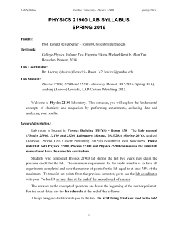 physics 21900 lab syllabus spring 2016