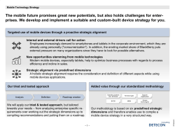 The mobile future promises great new potentials, but also holds