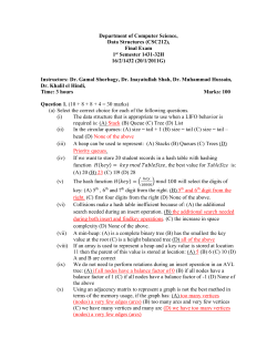 Department of Computer Science