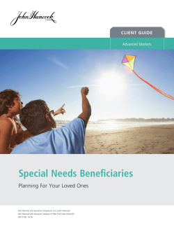 Special Needs Beneficiaries