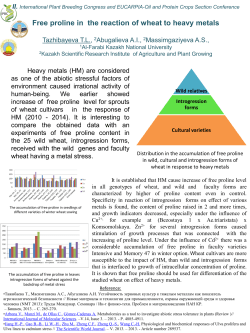 II. International Plant Breeding Congress and EUCARPIA