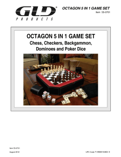 OCTAGON 5 IN 1 GAME SET