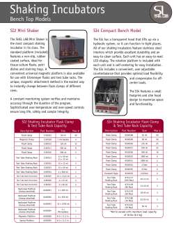 Shaking Incubators
