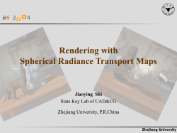 Rendering with Spherical Radiance Transport Maps