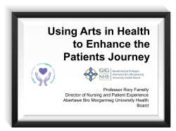 Using Arts in Health to Enhance the Patients Journey