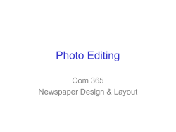 Photo Editing III - School Of Communication | Illinois State University
