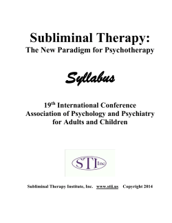 Prof. Yager E. workshop 2014