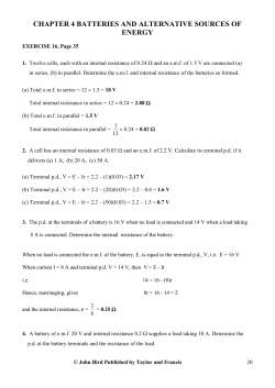 chapter 4 batteries and alternative sources of energy