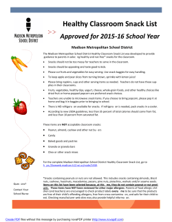 SnackList-English 2015-16 - Crestwood Elementary School