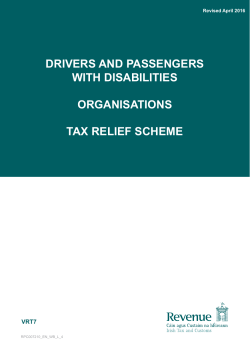 Tax Relief Scheme