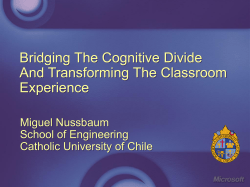 Bridging The Cognitive Divide And Transforming The