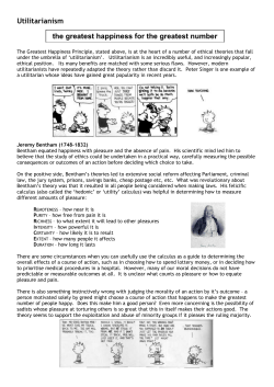 Act Utilitarianism