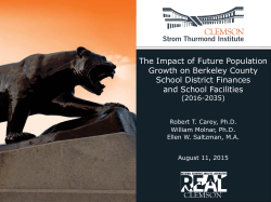 Incorporating impacts from Volvo - Berkeley County School District