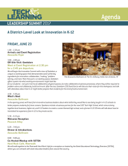 Agenda - Tech Learning Leader