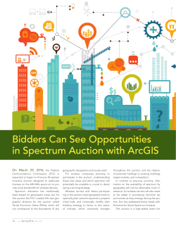 Bidders Can See Opportunities in Spectrum Auction with ArcGIS