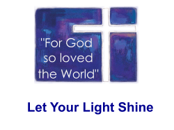 For God So Loved the World