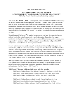 FOR IMMEDIATE RELEASE DICK VAN PATTEN`S NATURAL