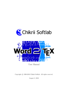 User Manual - Chikrii Softlab
