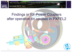 Findings in power couplers after operation on cavities