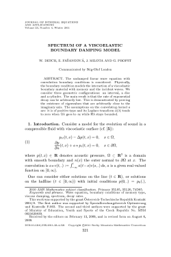 SPECTRUM OF A VISCOELASTIC BOUNDARY DAMPING MODEL