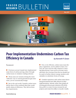 Poor Implementation Undermines Carbon Tax