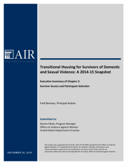 Executive Summary - American Institutes for Research