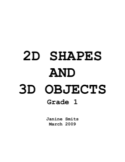 2d shapes and