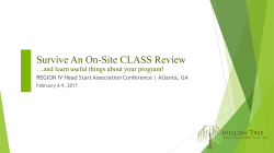 CLASS Region IV Atlanta workshop attendees