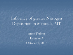 Increased Nitrogen i..