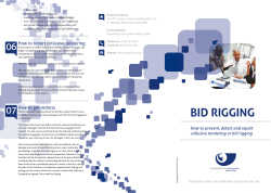 Bid Rigging 2 - Competition Commission