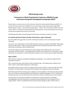 MEDIA Backgrounder Transmission of Multi-Drug Resistant