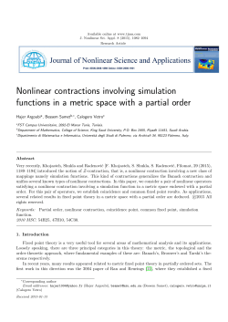Nonlinear contractions involving simulation functions in a
