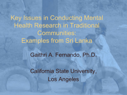 Sri Lanka: A Tale of Two Countries