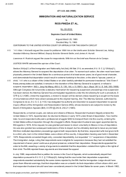 IMMIGRATION AND NATURALIZATION SERVICE v