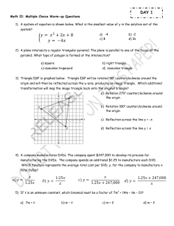 Day 1 (released questions)