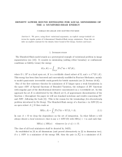 Density lower bound estimates for local minimizers of the Mumford