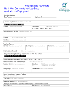 pre-employment medical questionnaire