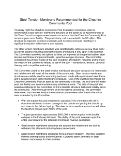 Steel Tension Membrane Recommended for the